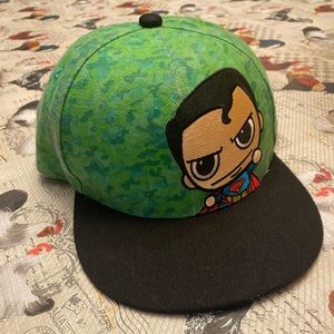Superman SnapBack Hat. Six Flags